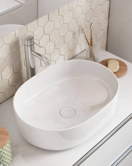 Inspira basin by Roca made in Fineceramic®